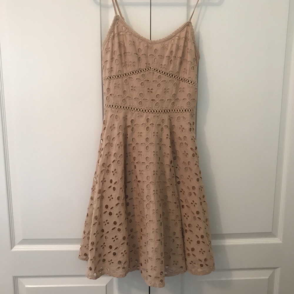 Venus Eyelet Cotton Dress